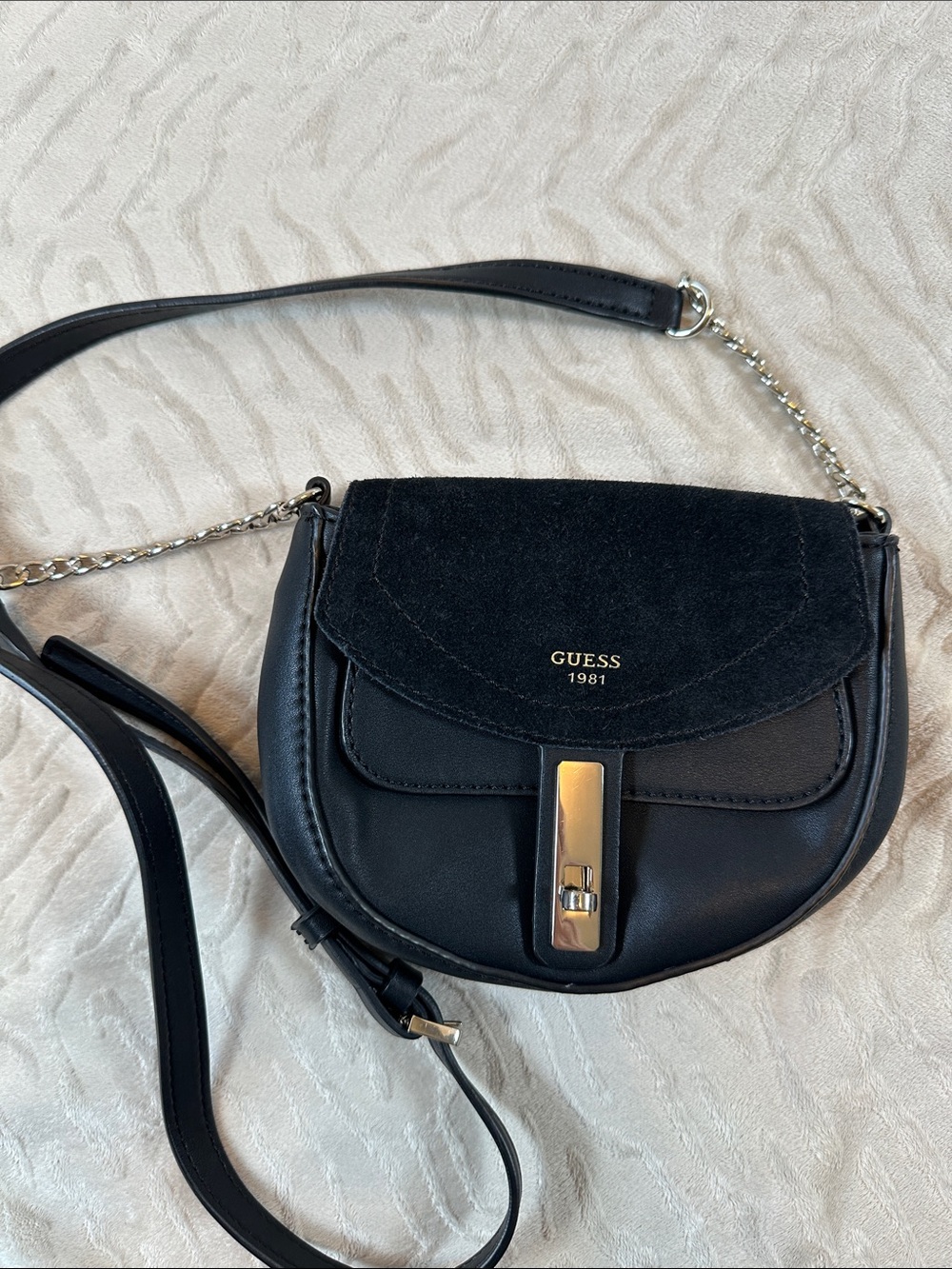Guess Small Black Crossbody Bag